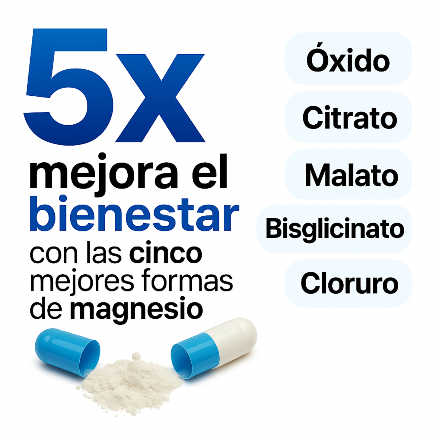 Complejo de Magnesio 5 en 1