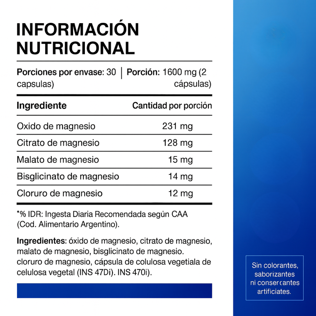 Complejo de Magnesio 5 en 1